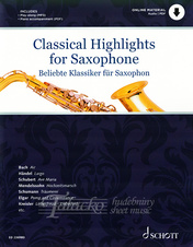 Classical Highlights for Saxophone Alt (Audio Online)